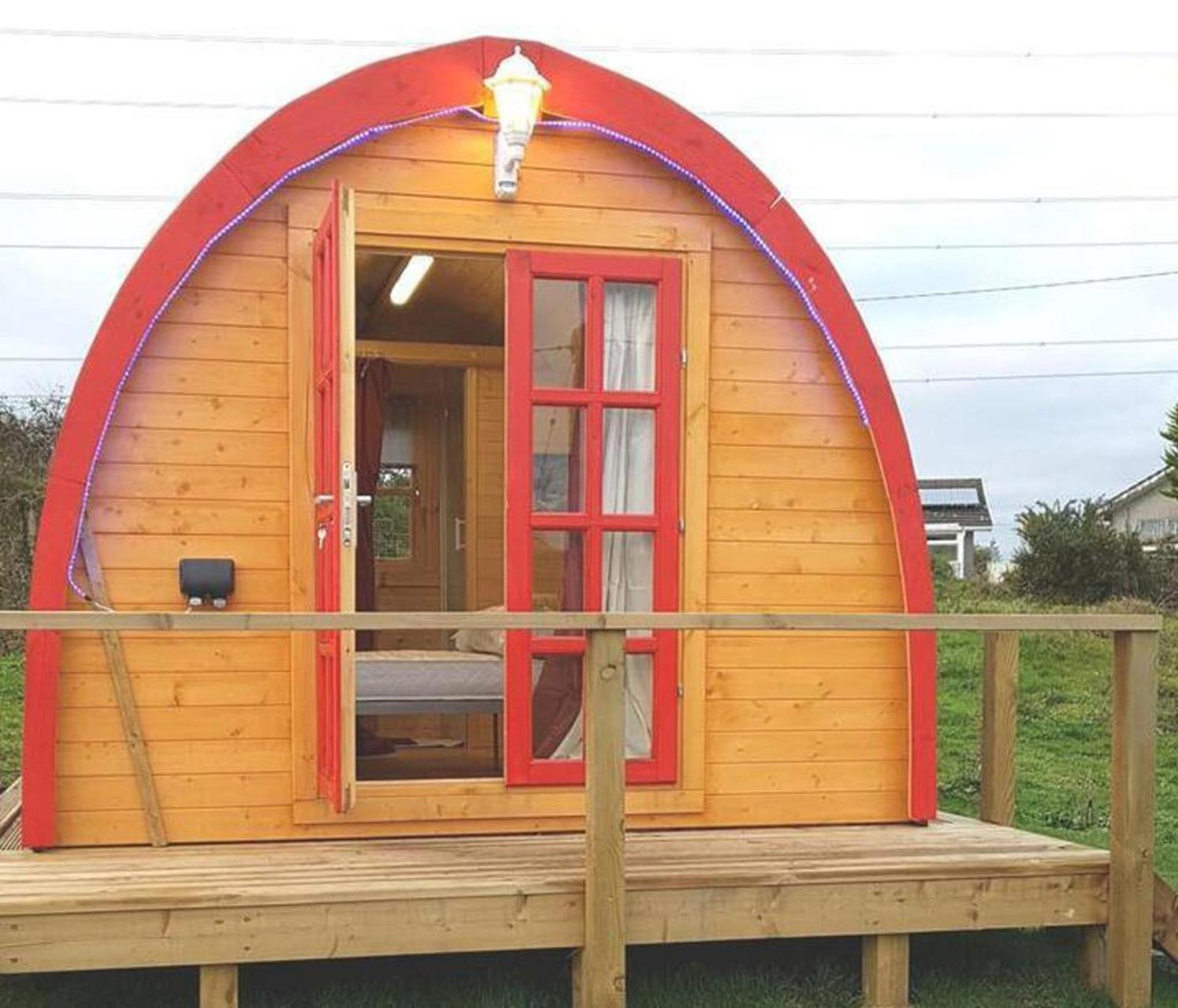 Cosy Glamping Pod Glamping In St Austell Cornwall Lanivet Екстер'єр фото
